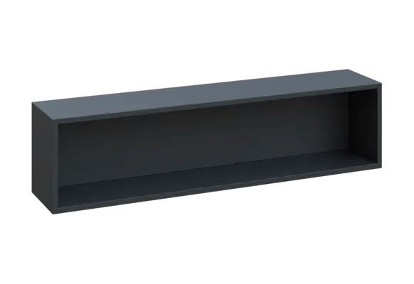 BPB - 120 police na zeď, 240x1200x300, antracit